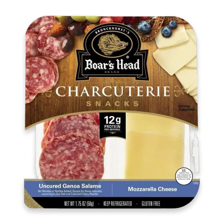 Boar's Head Uncured Genoa Salame & Mozzarella Cheese Charcuterie