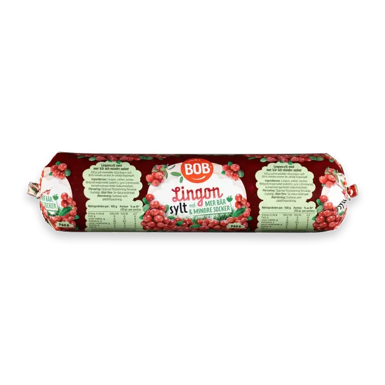 Lingonsylt Lättsockrad Refill 740g