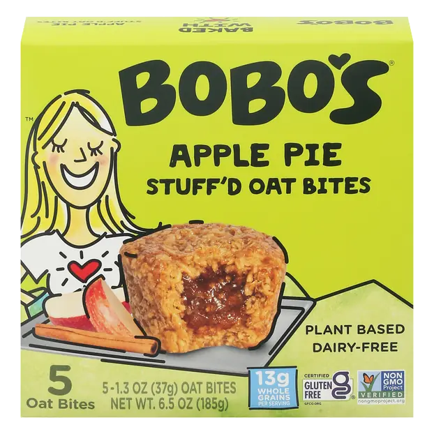 Gluten & Dairy Free Plant-Based Apple Pie Stuff'd Oat Bites - 5 ct