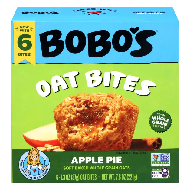 Gluten Free Apple Pie Oat Bites - 6 ct