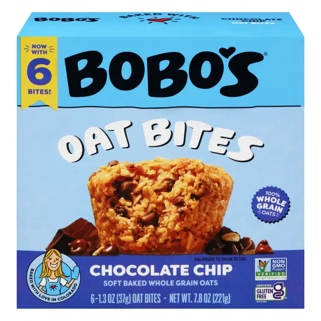 Gluten Free Chocolate Chip Oat Bites - 6 ct
