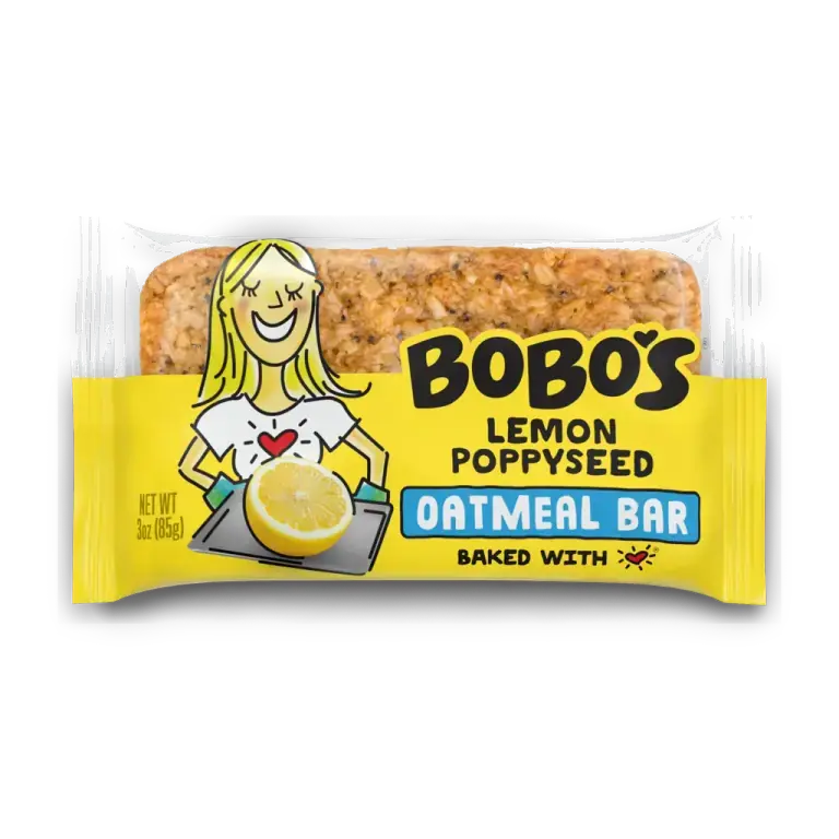 Oat Bars - Lemon Poppyseed Bar