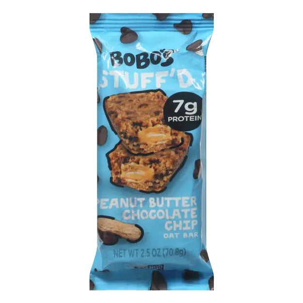 Peanut Butter Chocolate Chip Stuff'd Oat Bar