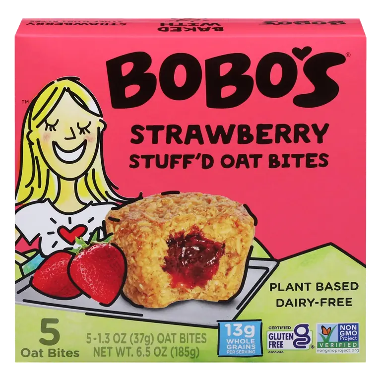 Strawberry Stuff'd Oat Bites