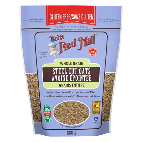 Gluten-Free Steel Cut Oats Whole Grain 680 g