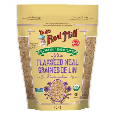 Organic Gluten-Free Flaxseed Meal Golden 453 g