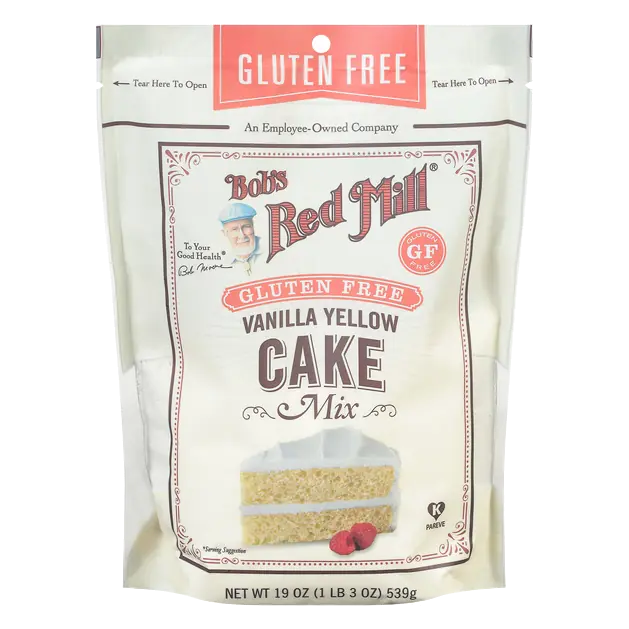 Bob's Red Mill Cake Mix, Gluten Free, Vanilla Yellow