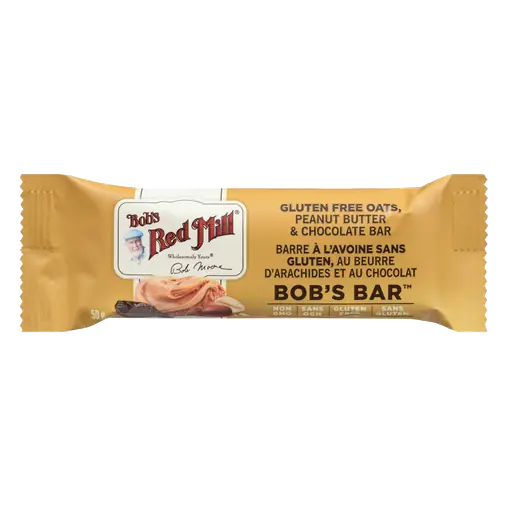 Gluten-Free Bob's Bar Oats Peanut Butter & Chocolate Bar 50 g