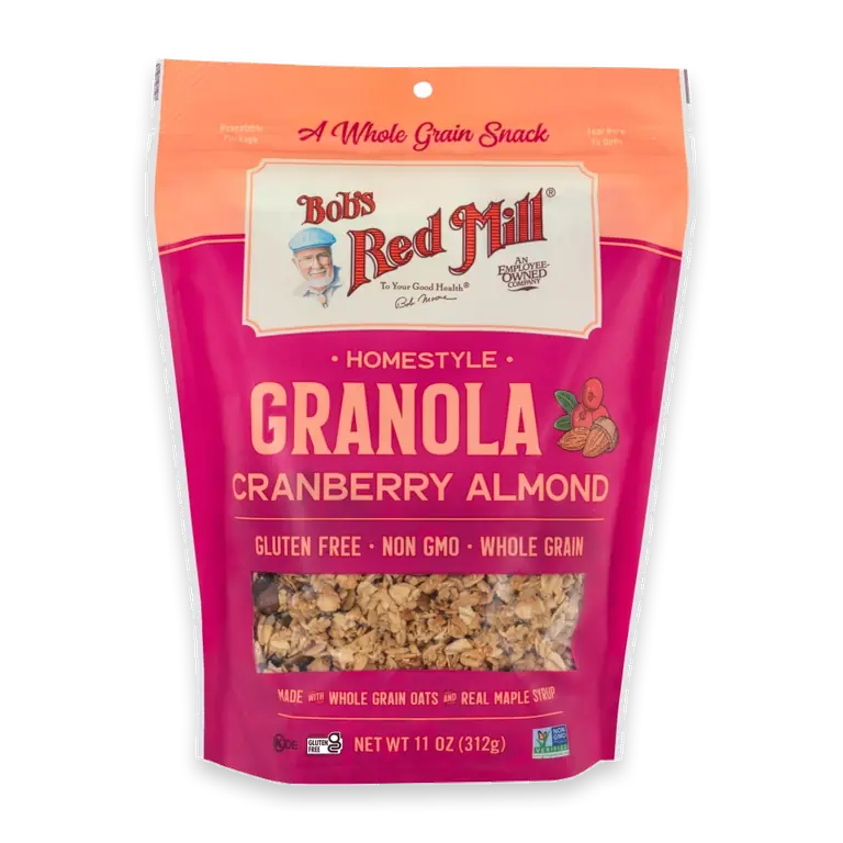Gluten Free Cranberry Almond Homestyle Granola