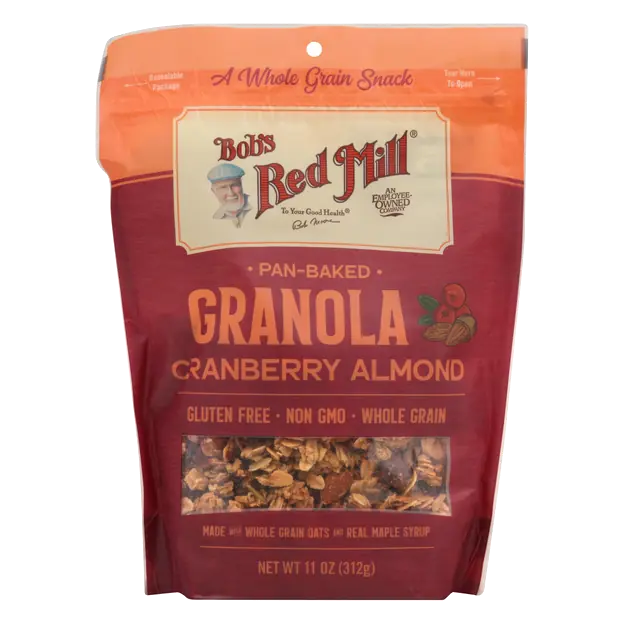 Gluten Free Cranberry Almond Pan-Baked Whole Grain Granola