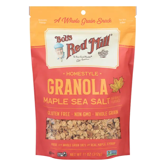 Gluten Free Homestyle Maple Sea Salt Whole Grain Granola