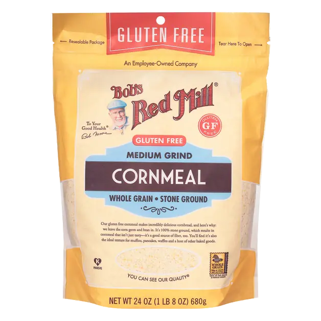Gluten Free Medium Grind Whole Grain Corn Meal