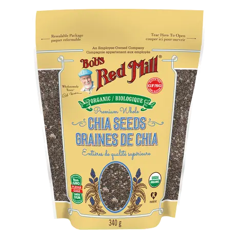 Gluten-Free Organic Whole Chia Seeds 340 g