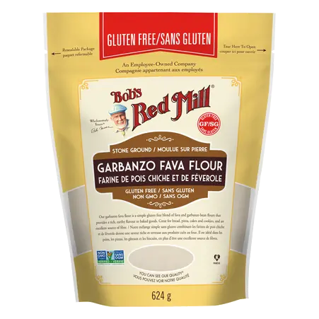 Gluten-Free Stone Ground Flour Garbanzo Fava 624 g