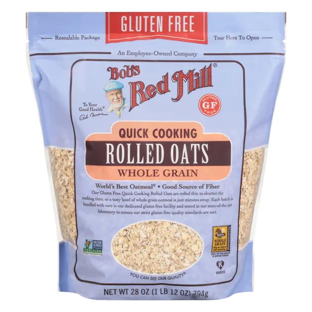 Gluten Free Whole Grain Quick Cooking Rolled Oats