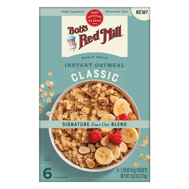 Instant Oatmeal, Whole Grain, Classic