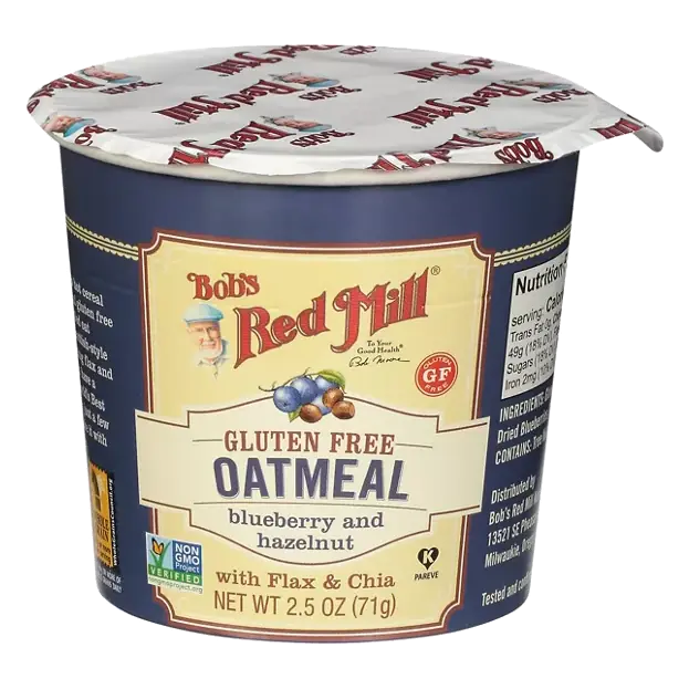 Oatmeal, Gluten Free, Blueberry and Hazelnut