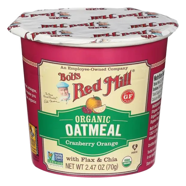 Oatmeal, Organic, Cranberry Orange