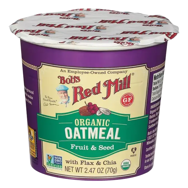 Oatmeal, Organic, Fruit & Seed