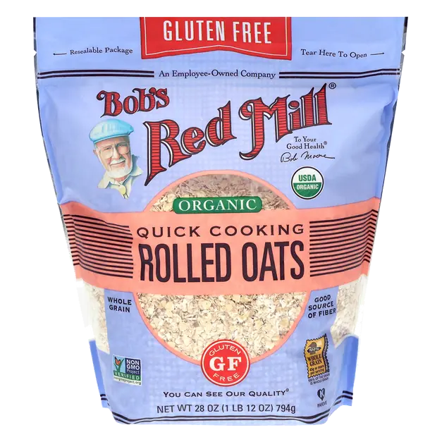 Organic Gluten Free Quick Cooking Rolled Oats