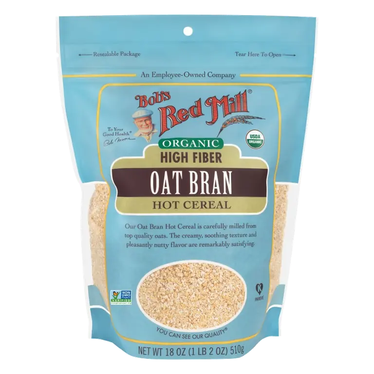 Organic High Fiber Oat Bran Hot Cereal