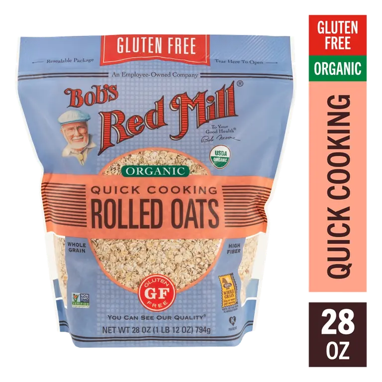Organic Quick Cooking Rolled Oats
