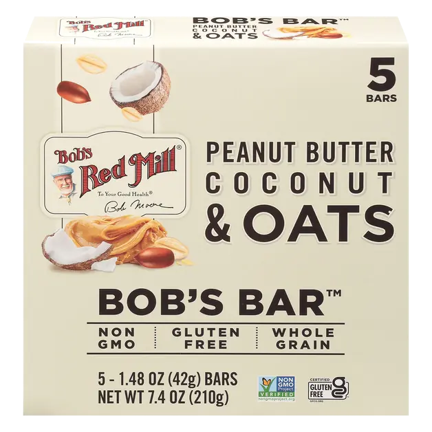 Peanut Butter Coconut & Oats Bob's Bars - 5 ct
