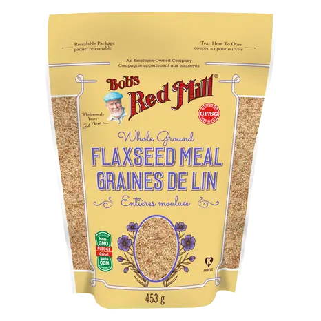 Whole Ground Brown Flaxseed Meal 453 g