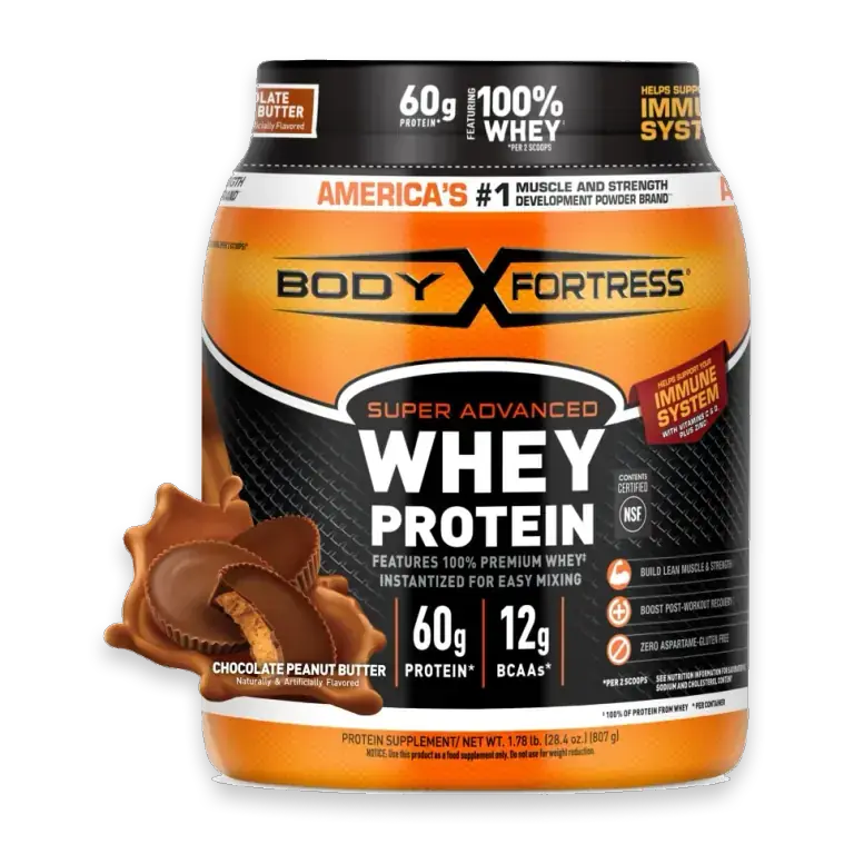 Super Advanced Chocolate Peanut Butter Whey Protein Powder