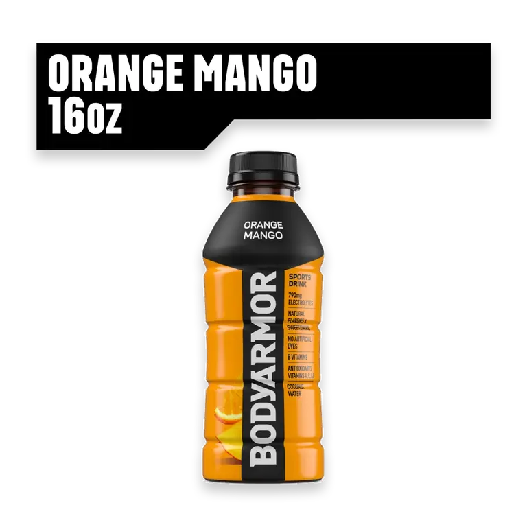 Orange Mango Sports Drink Bottle