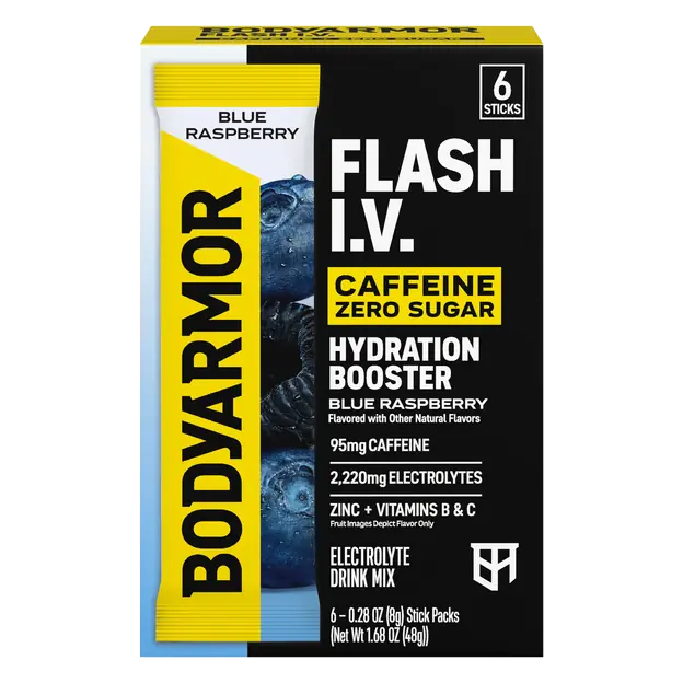 Zero Sugar Blue Raspberry Electrolyte Drink Mix - 6 ct