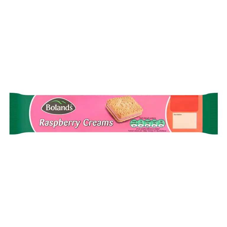 Bolands Raspberry Creams 150g