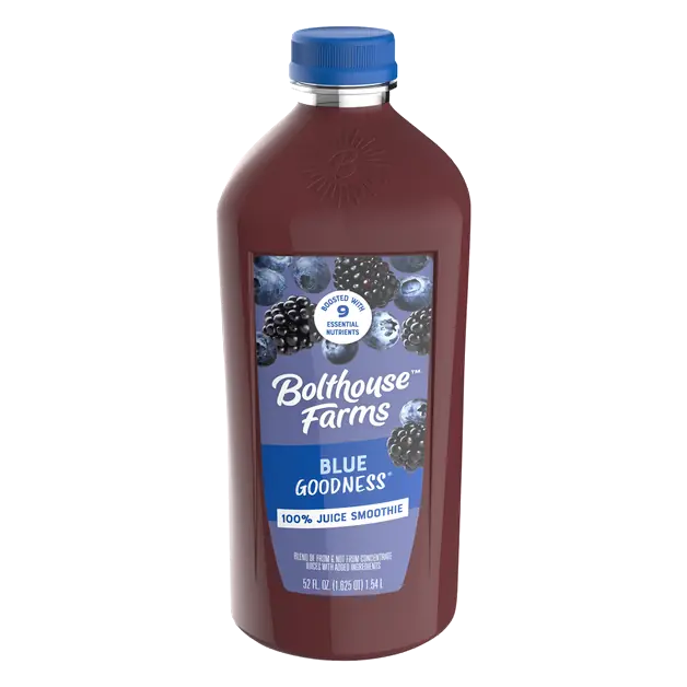 Blue Goodness 100% Juice Fruit Smoothie Fresh