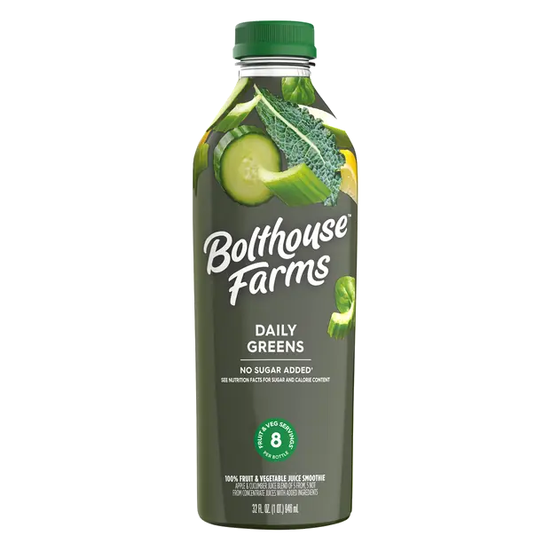 Daily Greens 100% Fruit & Vegetable Juice Smoothie Fresh