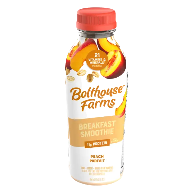 Peach Parfait Fruit & Yogurt Smoothie Fresh