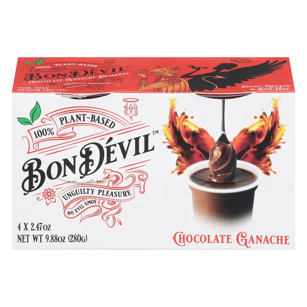 Plant-Based Dairy Free Chocolate Ganache - 4 ct