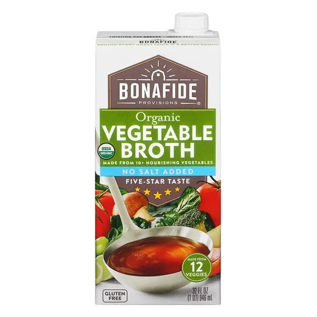 Provisions Organic Gluten Free No Salt Added Vegetable Broth