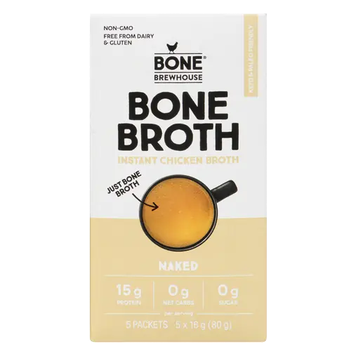 Instant Bone Broth Naked 5 Pack 16 g