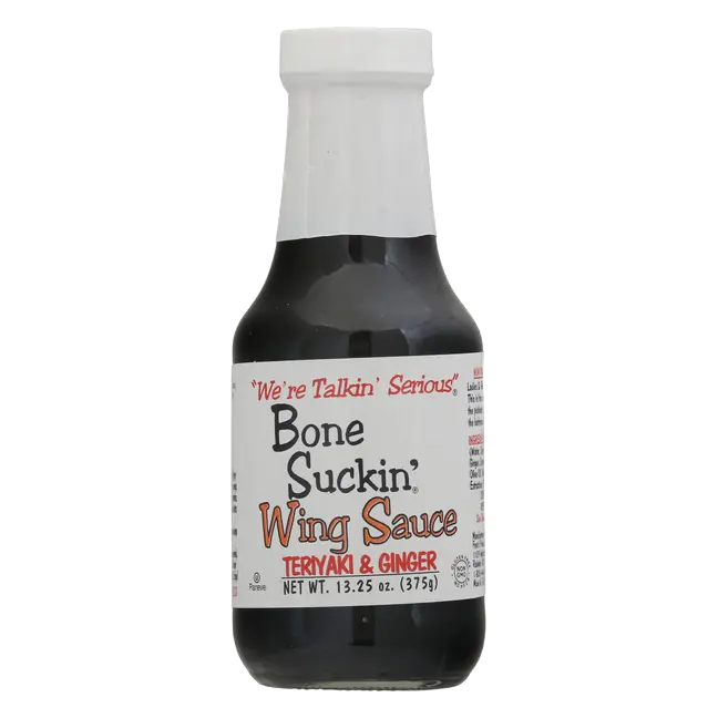 Bone Suckin' Teriyaki & Ginger Wing Sauce 13.25 oz Bottle
