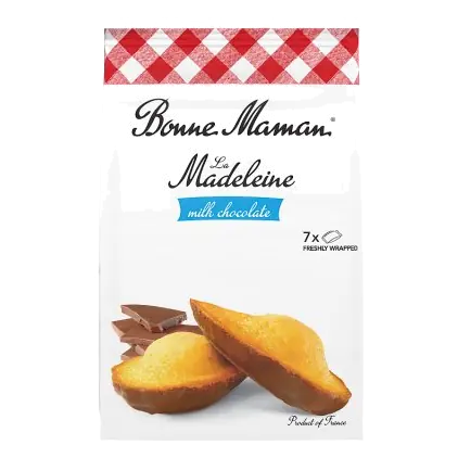 7 Madeleine Cakes with Milk Chocolate