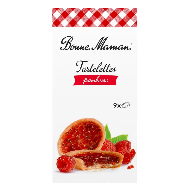 9 Raspberry Tartelettes 135g