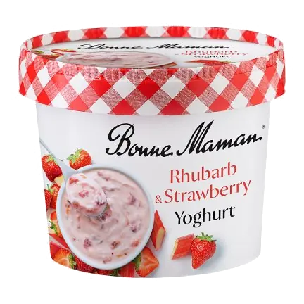 Rhubarb & Strawberry Yogurt