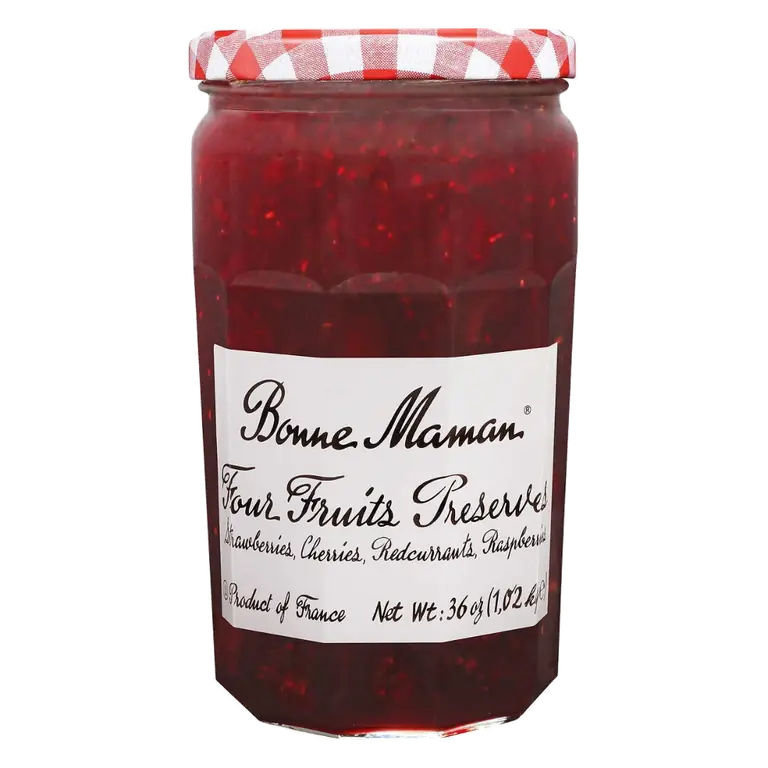 Strawberries Cherries Redcurrants Raspberries Four Fruits Preserves