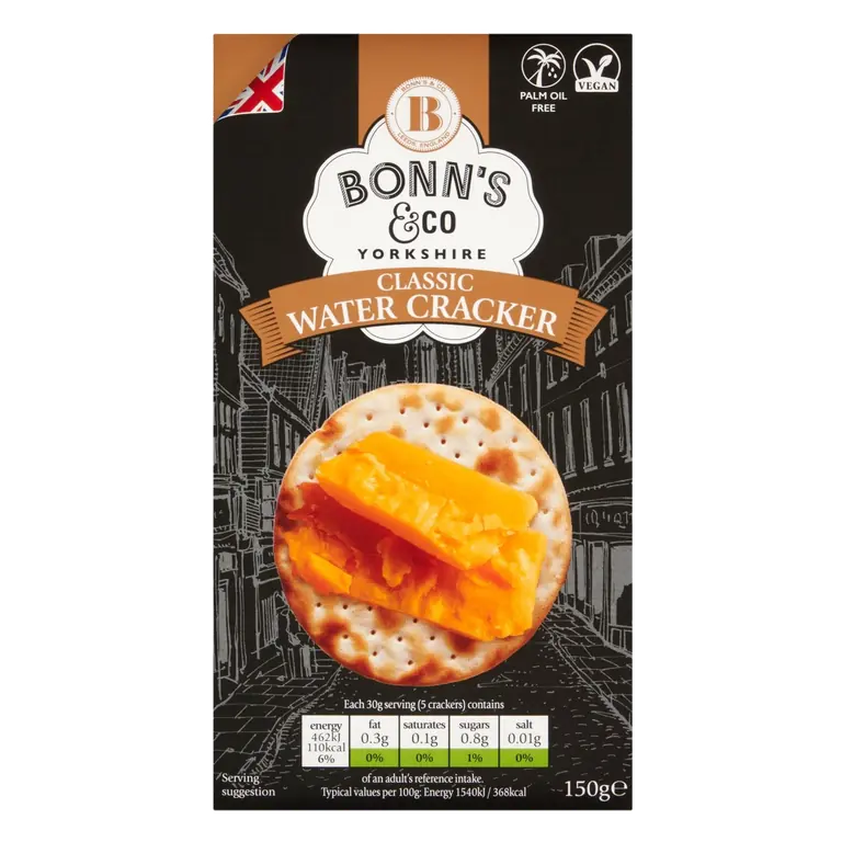 Flame Baked Water Crackers 150g
