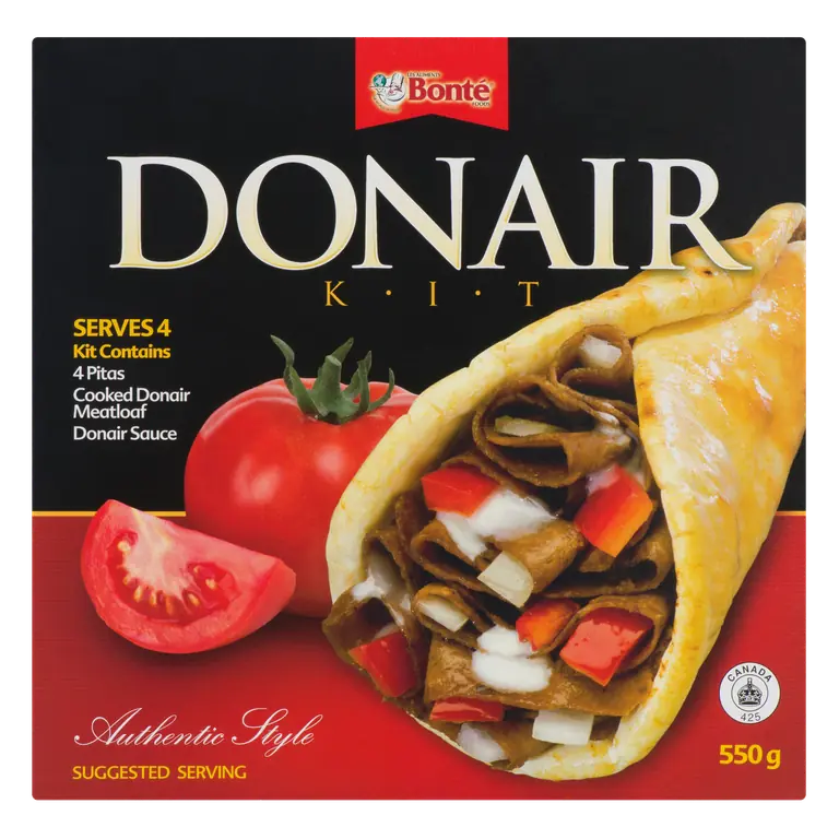 Donair Kits Frozen Authentic Style 550 g