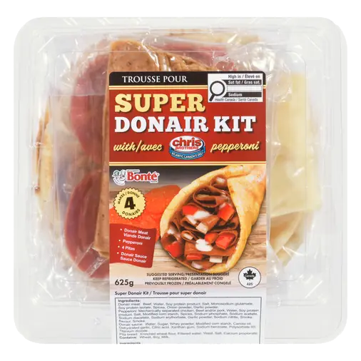 Bonte Foods Deli Donair Kit Limited Super 625 g