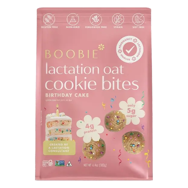 Boobie Gluten Free Vegan Lactation Cookie Snacks for Breastfeeding