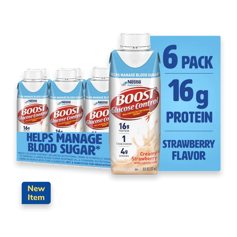 Glucose Control Ready to Drink Strawberry Protein Shake Multipack