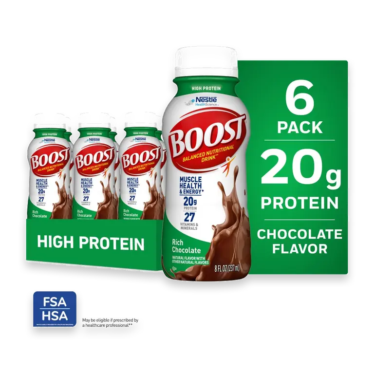 HIGH PROTEIN Balanced Nutritional Drink Chocolate Bottle