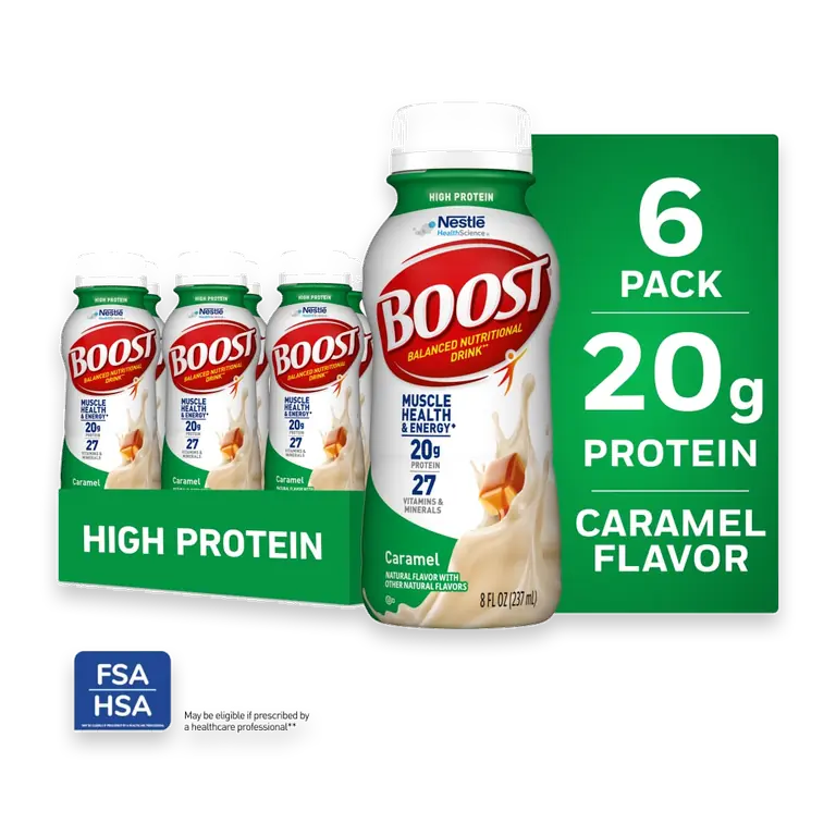 High Protein Ready to Drink Caramel Protein Shake Multipack